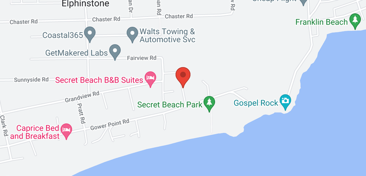 map of 946 GOWER POINT ROAD